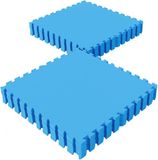 Gorilla Sports Vloermatten - Beschermingsmatten - 16 stuks - Totaal 5,76 m2 - Blauw - Sportvloer - Puzzel