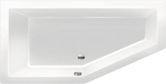Xenz Society 160 x 90 cm Hoekbad - Glans Wit Acryl