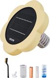 VEVOR Solar Zwembadionisator 170343 L, Drijvende Automatische Waterzuiveraar en Filter, Chloorvrij Water, Zwembadionisator (Petal Design) met Koperen Anodes, Veer, Borstel & Filter voor Spa's