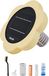 VEVOR Ionisateur solaire de piscine 170343 L, Purificateur et filtre d'eau automatique flottant, Eau sans chlore, Ionisateur de piscine (design pétale) avec anodes en cuivre, ressort, brosse et filtre pour spas