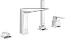 GROHE Allure Brilliant Wannenarmatur - Vierloch-Wannenrandkombination - Chrom