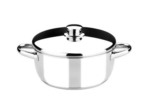 MONIX Optima - Koekenpan 30 cm met deksel - RVS 18/10