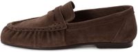 Tamaris - Dames - Loafers - Bruin - Suède - Maat 39