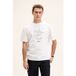 The Goodpeople Oscar White Maat: XL | T-shirts met Print Outlet | Heren | Wit