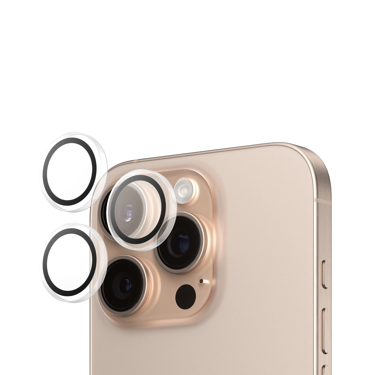 PanzerGlass Hoops Camera Lens Protector - Apple iPhone 16 Pro - Glass
