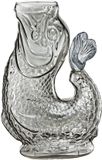 Cilio Nemo Waterkaraf - Visvorm - Glas - 1 liter - Transparant Grijs