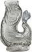 Cilio Nemo Waterkaraf - Visvorm - Glas - 1 liter - Transparant Grijs
