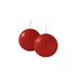 Cera di Giorgio Risthø Kaarsbal, was, rood, 4,5 x 4,5 x 4,5 cm, 12 stuks