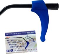 Fako Bijoux® - Anti-slip Brilhaakjes - Siliconen - Blauw - 1 Paar