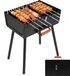 Merkloos Houtskoolgrill - Mangal - Shish kebab - 43 x 30 cm - Draagbaar