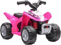 AIYAPLAY Elektrische Ride-on Car - Kunststof, Metaal - 65,5L x 38,5B x 43,5H cm - Roze