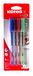 Kores K1 Balpen, Medium - 1mm, Driehoekig (Set van 4 verschillende kleuren)