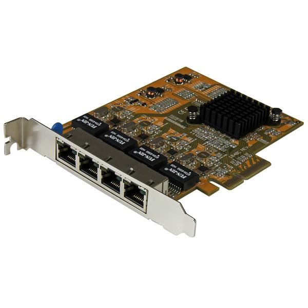 StarTech.com 4-Poort PCI Express Gigabit Netwerkkaart - ST1000SPEX43
