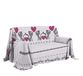PENSIERI DELICATI Bankhoes 250 x 290 cm, gemaakt in Italië, sprei van 100% puur katoen, motief: roze kittens, ideaal als sprei of sprei voor de zomer (tweepersoonsbed)