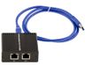 KALEA-INFORMATIQUE USB 3.0 naar 2 poorten RJ45 LAN GIGABIT ETHERNET 10 100 1000 kabel met ASIX AX88179 Dual Chipset