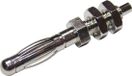 TRU COMPONENTS TC-R8-B2H Fiche banane, droit Diam. broche : 4 mm Argent 1 pièce(s)