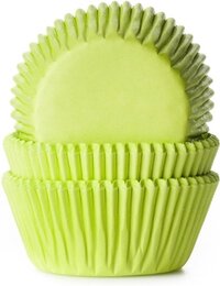 House of Marie Cupcake Vormpjes - Lime Groen - 50 stuks