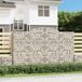 Maison Exclusive - Geknoopte gaasbakken, 13 stuks, 300x50x180/200 cm, verzinkt staal