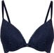 Hunkemöller Dames Lingerie Voorgevormde push-up beugel bh Marine - Blauw - maat B75