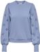 Only Trui Onlfemme L/s Puff Embroidery Ub Swt 15315687 Tempest Dames Maat - XS