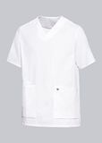 BP Pyjama voor dames en heren, effen, wit, maat M, katoen