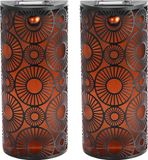 Halay Luxform Set van 2 zonne-energie wandlampen