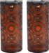 Halay Luxform Set van 2 zonne-energie wandlampen