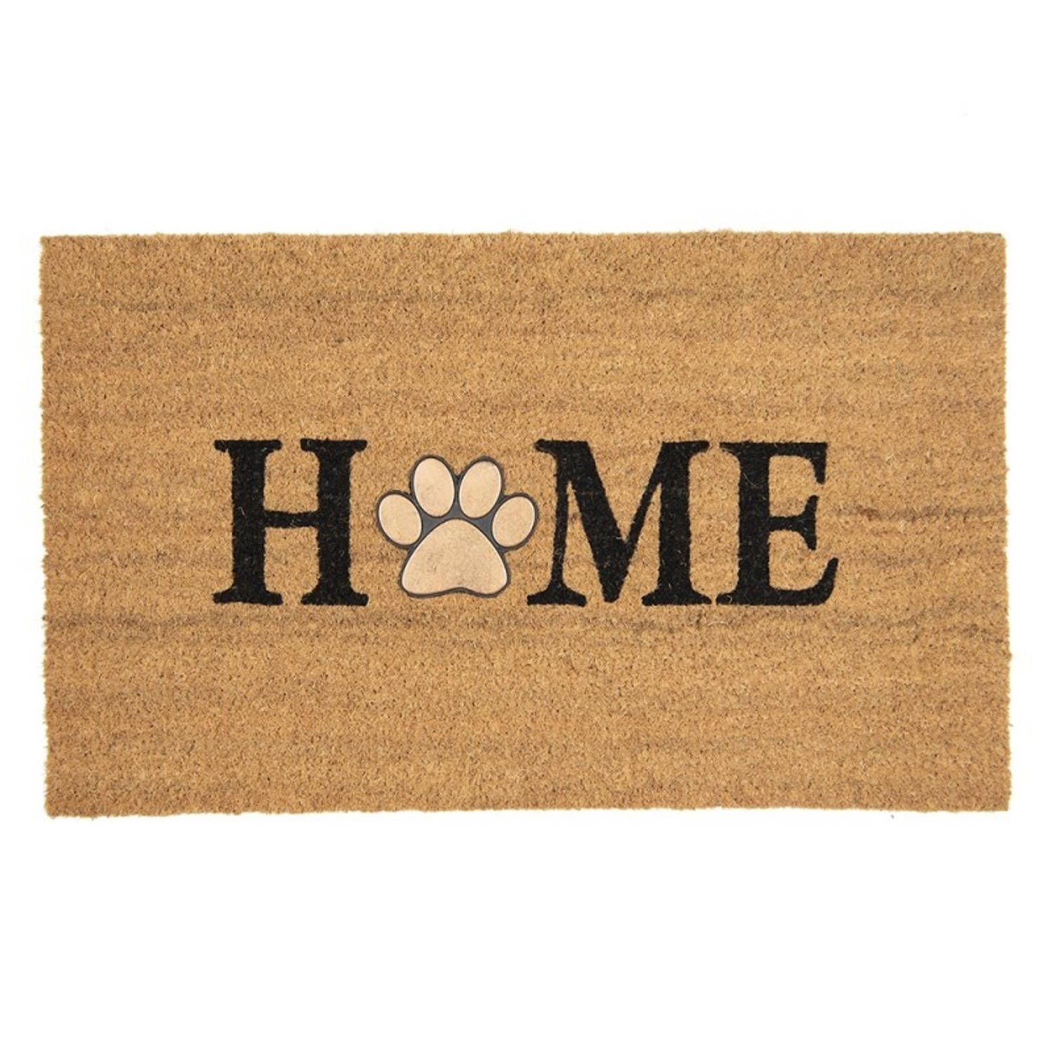 Clayre & Eef bruine deurmat 75*45*2 cm mc219