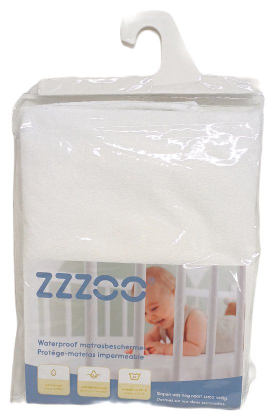 ZZZOO Emob Matrasbeschermer Waterproof 70x140cm Wit