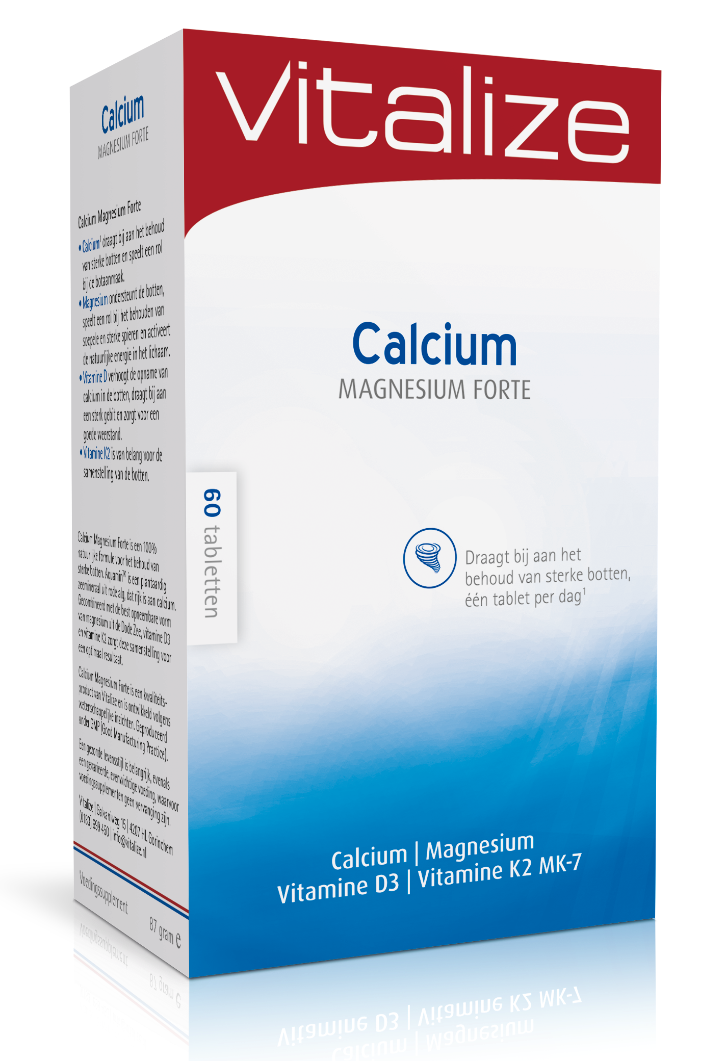 Vitalize Vitalize Calcium Magnesium Forte Tabletten 60st