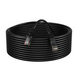 Cables Direct Online Cat5e Netwerk Ethernet-patchkabel, 350 MHz internetdraad, compatibel met pc, laptop, modem, router, tv's, printerkabel, consoles voor thuis en op kantoor, zwart