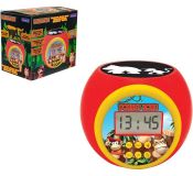Lexibook Donkey Kong réveil projecteur, horloge LCD, veilleuse avec minuterie, alarme avec fonction snooze, à piles