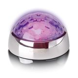 Lenco TTA-080SI Platengewicht, steungewicht, platenspeler stabilisator met RGB-lichteffecten, 250 g, met discobaleffect, zilver