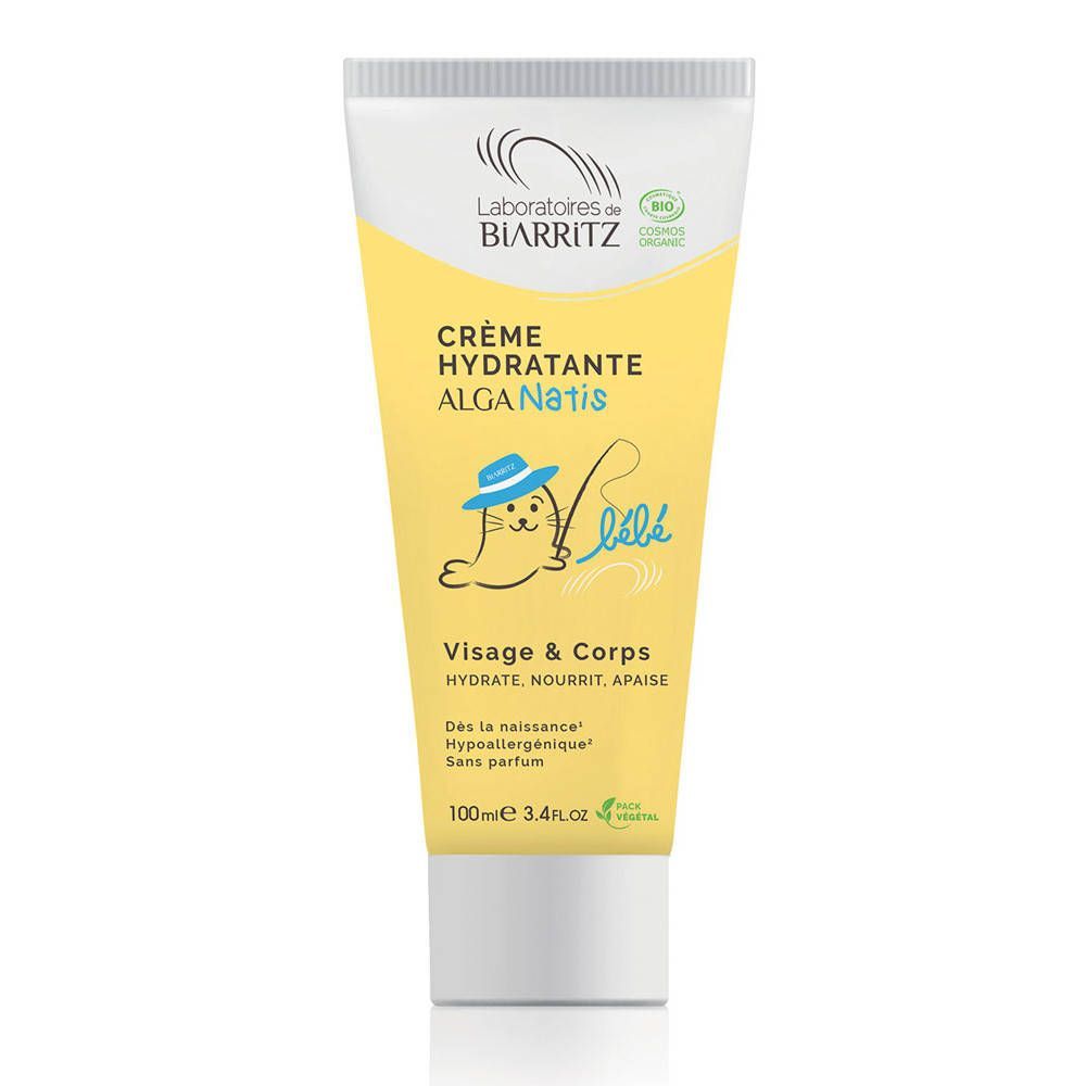 Les Laboratoires de Biarritz Alga Natis Hydraterende Babycrème 100 ml