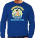 Bellatio Decorations Apres ski sweater voor heren - Buddha says ski you later - blauw - wintersport XXL