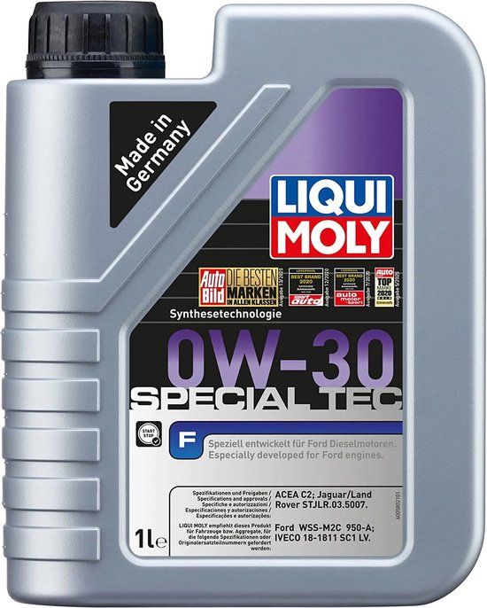 Liqui Moly Special Tec F 0W30 C2 1L Motorolie - 0W30 Volsynthetisch - 1L