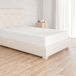 Amazon Basics Microvezel hoeslaken, helder wit, 90 x 190 x 30 cm