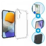 Selected by GSMpunt.nl Samsung 3-in-1 Set | Schokbestendig Doorzichtig Hoesje + 9H Tempered Glass + Camera Protector Transparant | 360° Beschermset Geschikt voor Samsung Galaxy A54
