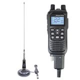 PNI Escort HP 82 draagbare CB radiostation kit, multi standaard, 4W, 12V, AM-FM met PNI LED 2000 CB antenne