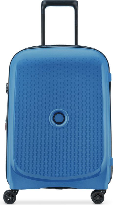 Delsey Belmont Plus Slim Handbagage Koffer 55 cm - Zinc Blue - Hardcase
