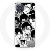 Maniacase Oppo A93 5G Hoesje Aanval van de Titanen Manga Levi Ackerman