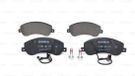Bosch 0986494170 Jeu de 4 plaquettes de frein à disque
