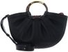 Coccinelle Leren handtas schoudertas Shell Handbag Smooth Leather Noir zwart