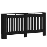 VidaXL Radiatorafdekking noir chêne 172 x 19 x 81,5 cm bois ouvragé