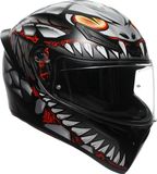 AGV K1 S LYZARD MATT BLACK/GREY/RED - Maat XL
