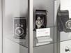 DURABLE Tafelstandaards met aluminium voet, 2 stuks, transparant/zilverkleurig