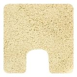 Spirella 7610583199607 Highland toilet mat, Yellow, Microfibre, 55 x 55 cm