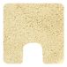 Spirella 7610583199607 Highland toilet mat, Yellow, Microfibre, 55 x 55 cm