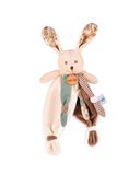 Baby Nat' - Doudou plat bébé tout doux Lapin Poupi - Coloris naturel - Collection Poupi - Idée cadeau de naissance - Doudou bébé facile à attraper et à câliner - Lavable en machine à 30° - BN6163