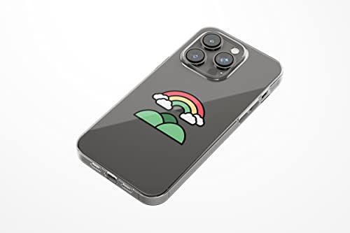 Bonateks iPhone 14 Pro Max Hoesje - Digitaal Bedrukt - Transparant Siliconen